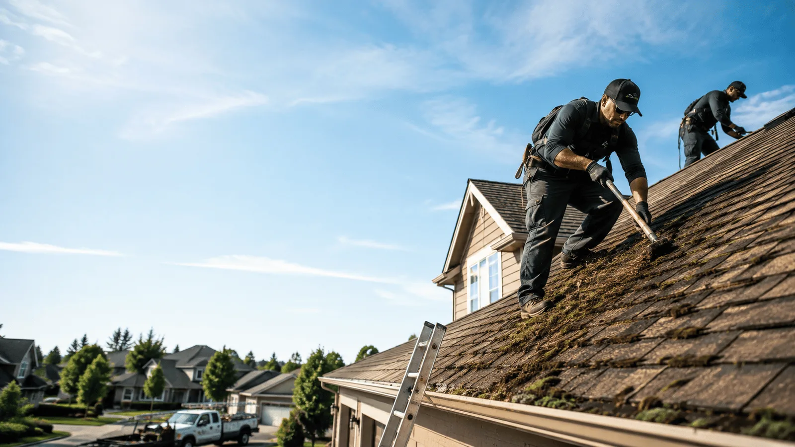 Roof Moss Removal in Surprise, NE near me